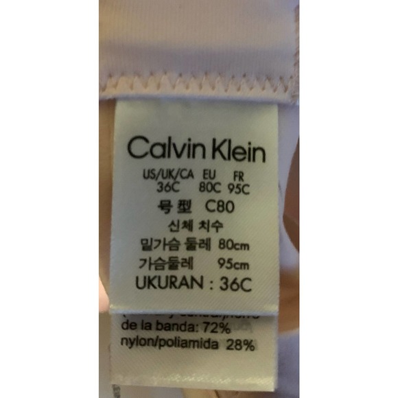 Calvin Klein Perfectly Fit Modern T-Shirt Bra- Size 36C - Picture 6 of 6